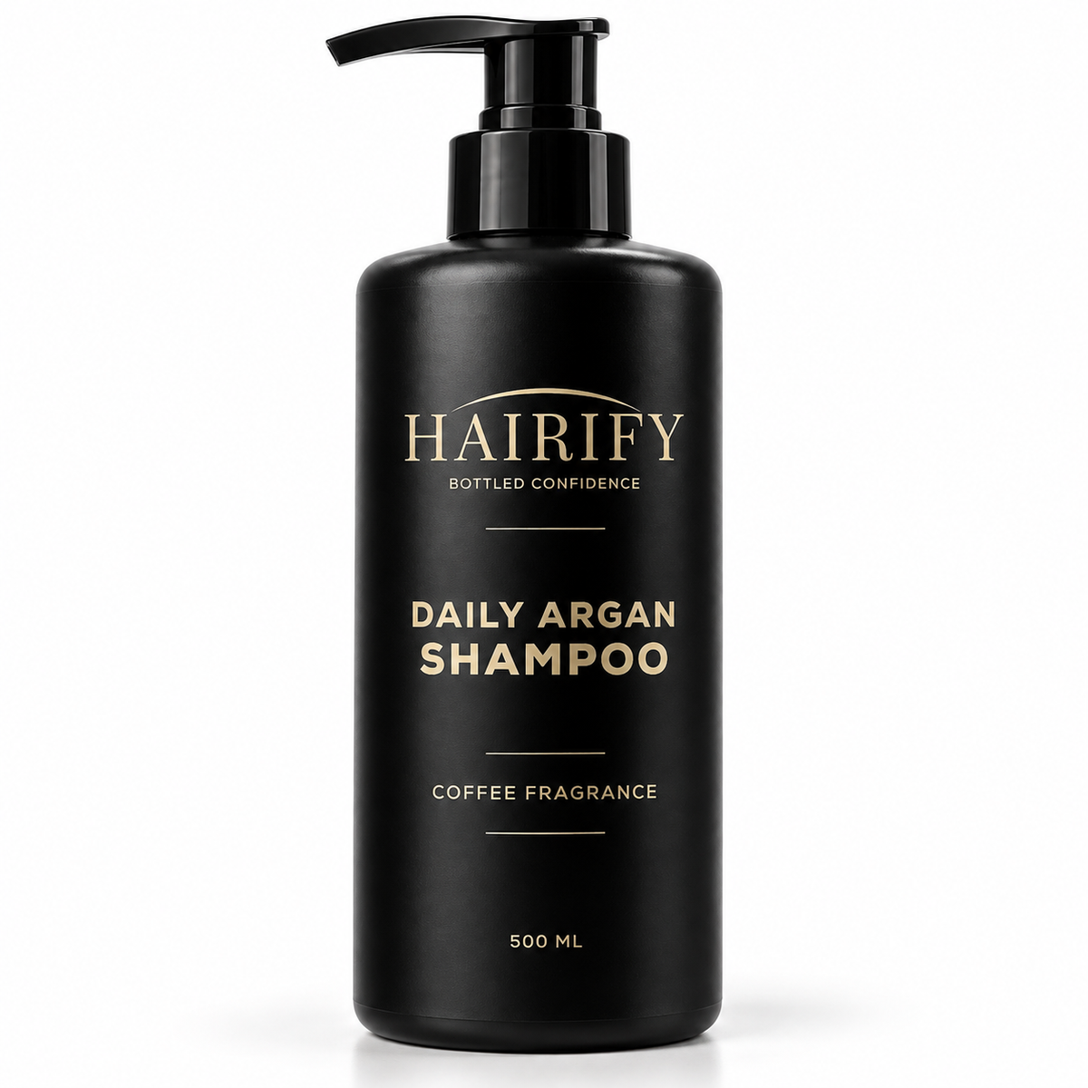Hairify Daily Argan Shampoo 500 ml cu parfum de cafea – imagine principală